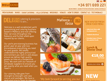 Tablet Screenshot of deli-delicioso.com